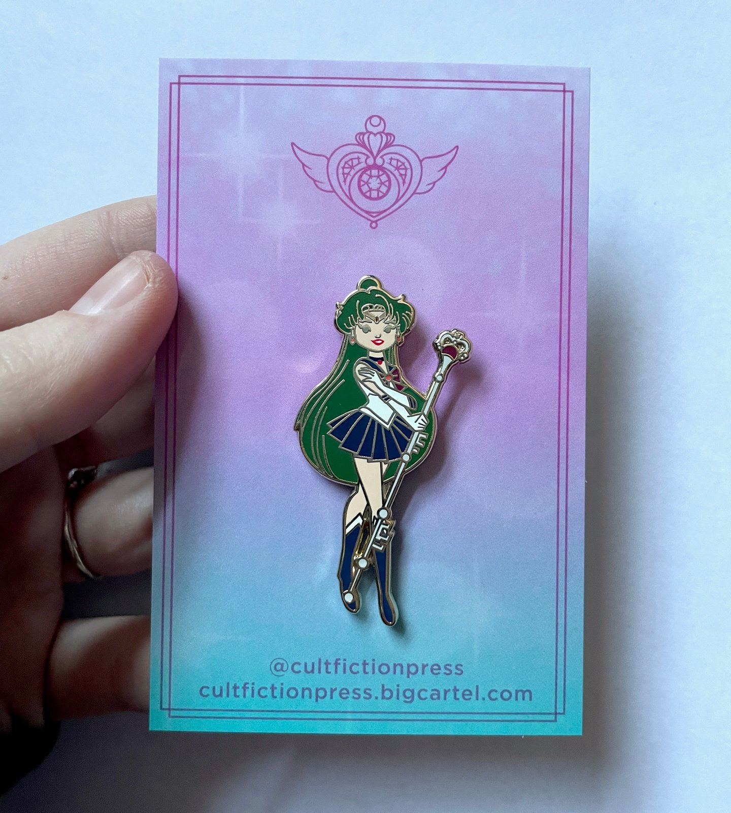 Sailor Pluto top profile fantasy pin